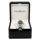 Maurice Lacroix Aikon Automatic Black Dial Silver Steel Strap Watch For Men - AI6008-SS002-330-1 Buy Now By Maurice Lacroix