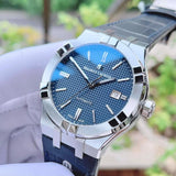 Maurice Lacroix Aikon Automatic Blue Dial Blue Leather Strap Watch For Men - AI6008-ss001-430-1 Buy Now By Maurice Lacroix