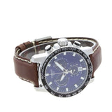 Tissot Supersport Chrono Blue Dial Brown Leather Strap Watch For Men - T125.617.16.041.00 Buy Now By Tissot