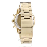 Fossil Townsman Chronograph White Dial Gold Steel Strap Watch for Men - FS5348 Buy Now By Fossil