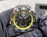 Tag Heuer Formula 1 Chronograph Black Dial Silver Steel Strap Watch for Gents - CAZ101AC.BA0842