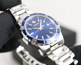 Movado Series 800 Blue Dial Silver Steel Strap Watch For Men - 2600137 Buy Now By Movado