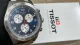 Tissot PRS 516 Chronograph Blue Dial Blue Steel Strap Watch for Men - T131.617.11.042.00 Buy Now By Tissot