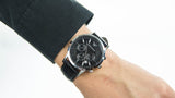 Emporio Armani Renato Chronograph Black Dial Black Leather Strap Watch For Men - AR2447 Buy Now By Emporio Armani