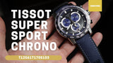 Tissot Supersport Chrono Black Dial Blue Nylon Strap Watch for Men - T125.617.17.051.03 Buy Now By Tissot