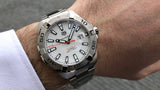 Tag Heuer Aquaracer Calibre 5 Automatic White Dial Silver Steel Strap Watch for Men - WAY2013.BA0927 Buy Now By Tag Heuer