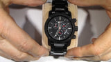 Burberry Sport Chronograph Black Dial Black Steel Strap Watch for Men - BU7703 Buy Now By Burberry