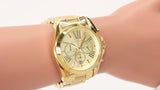 Michael Kors Bradshaw Gold Dial Gold Steel Strap Watch for Women - MK5605 Buy Now By Michael Kors