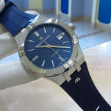 Maurice Lacroix Aikon Automatic Date Blue Dial Blue Silicone Strap Watch For Men - AI6008-SS000-430-4 Buy Now By Maurice Lacroix
