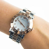Marc Jacobs Amy Silver Dial Two Tone Steel Strap Watch for Women - MBM3194 Buy Now By Marc Jacobs