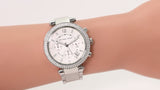 Michael Kors Parker Silver Dial Silver Steel Strap Watch for Women - MK5353 Buy Now By Michael Kors