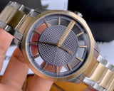 Armani Exchange Hampton Chronograph Grey Dial Two Tone Steel Strap Watch For Men - AX2403 Buy Now By Armani Exchange