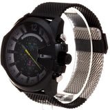 Diesel Mega Chief Chronograph Black Dial Black Mesh Bracelet Watch For Men - DZ4514 Buy Now By Diesel