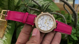 Michael Kors Parker Chronograph White Dial Pink Leather Strap Watch for Women - MK2297 Buy Now By Michael Kors