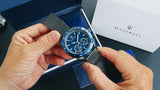 Maserati Traguardo 45mm Chronograph Blue Dial Watch For Men - R8873612009 Buy Now By Maserati