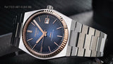 Tissot PRX Powermatic 80 Automatic 18K Gold Blue Dial Silver Steel Strap Watch for Men - T931.407.41.041.00 Buy Now By Tissot