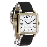 Marc Jacobs Vic Silver Dial Black Leather Strap Watch for Women - MJ1437 Buy Now By Marc Jacobs