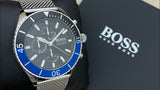 Hugo Boss Ocean Edition Black Dial Silver Mesh Strap Watch for Men - 1513742 Buy Now By Hugo Boss