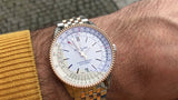 Breitling Navitimer Automatic 41 White Dial Two Tone Steel Strap Watch for Men - U17326211G1U1 Buy Now By Breitling