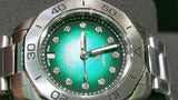 Tag Heuer Aquaracer Professional 200 Automatic Diamond Green Dial Silver Steel Strap Watch for Women - WBP2415.BA0622 Buy Now By Tag Heuer