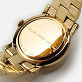 Marc Jacobs Amy Blue Dial Gold Steel Strap Watch for Women - MBM3301 Buy Now By Marc Jacobs