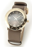 Marc Jacobs Amy Grey Dial Grey Leather Strap Watch for Women - MBM1153 Buy Now By Marc Jacobs