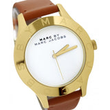 Marc Jacobs Blade White Dial Brown Leather Strap Watch for Women - MBM1218 Buy Now By Marc Jacobs