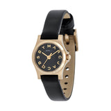 Marc Jacobs Henry Dinky Black Dial Black Leather Strap Watch for Women - MBM1240 Buy Now By Marc Jacobs