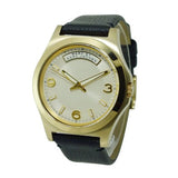 Marc Jacobs Baby Dave Gold Dial Black Leather Strap Watch for Women - MBM1264 Buy Now By Marc Jacobs