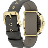 Marc Jacobs Amy Grey Dial Grey Leather Strap Watch for Women - MBM1287 Buy Now By Marc Jacobs