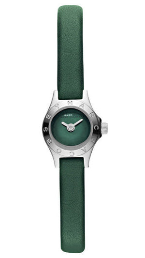 Marc Jacobs Blade Green Dial Green Leather Strap Watch for Women - MBM1341 Buy Now By Marc Jacobs