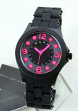 Marc Jacobs Pelly Black Dial Black Silicone Strap Watch for Women - MBM2530 Buy Now By Marc Jacobs