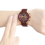 Marc Jacobs Rock Chronograph Red Dial Red Silicone Strap Watch for Women - MBM2596 Buy Now By Marc Jacobs