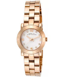 Marc Jacobs Mini Amy White Dial Rose Gold Steel Strap Watch for Women - MBM3078 Buy Now By Marc Jacobs
