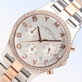 Marc Jacobs Henry Chronograph Silver Dial Two Tone Steel Strap Watch for Women - MBM3106 Buy Now By Marc Jacobs