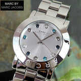 Marc Jacobs Amy White Dial Silver Steel Strap Watch for Women - MBM3140 Buy Now By Marc Jacobs