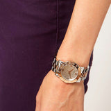 Marc Jacobs Amy Silver Dial Two Tone Steel Strap Watch for Women - MBM3194 Buy Now By Marc Jacobs