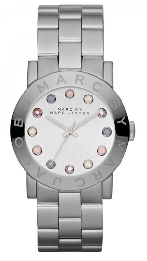 Marc Jacobs Amy Dexter Silver Dial Silver Steel Strap Watch for Women - MBM3214 Buy Now By Marc Jacobs