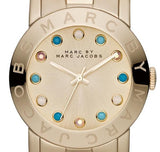 Marc Jacobs Amy Dexter Gold Dial Gold Steel Strap Watch for Women - MBM3215 Buy Now By Marc Jacobs