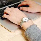 Marc Jacobs Baker White Dial Silver Steel Strap Watch for Women - MBM3246 Buy Now By Marc Jacobs