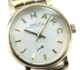 Marc Jacobs Baker White Dial Gold Steel Strap Watch for Women - MBM3247 Buy Now By Marc Jacobs
