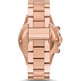 Marc Jacobs Rock Chronograph Mother of Pearl Red Dial Rose Gold Steel Strap Unisex Watch - MBM3251 Buy Now By Marc Jacobs
