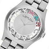 Marc Jacobs Henry Skeleton Silver Dial Silver Steel Strap Watch for Women - MBM3262 Buy Now By Marc Jacobs