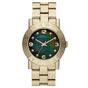 Marc Jacobs Amy Black Dial Gold Steel Strap Watch for Women - MBM3273 Buy Now By Marc Jacobs