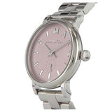 Marc Jacobs Baker Pink Dial Silver Steel Strap Watch for Women - MBM3283 Buy Now By Marc Jacobs