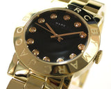 Marc Jacobs Amy Glitz Black Dial Gold Steel Strap Watch for Women - MBM3334 Buy Now By Marc Jacobs