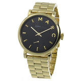 Marc Jacobs Baker Black Dial Gold Steel Strap Watch for Women - MBM3355 Buy Now By Marc Jacobs
