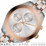 Marc Jacobs Peeker Chronograph Silver Two Tone Steel Strap Watch for Women - MBM3369 Buy Now By Marc Jacobs