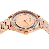 Marc Jacobs Tether Transparent Rose Gold Dial Rose Gold Steel Strap Watch for Women - MBM3414 Buy Now By Marc Jacobs