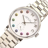 Marc Jacobs Marc White Dial Silver Steel Strap Watch for Women - MBM3420 Buy Now By Marc Jacobs